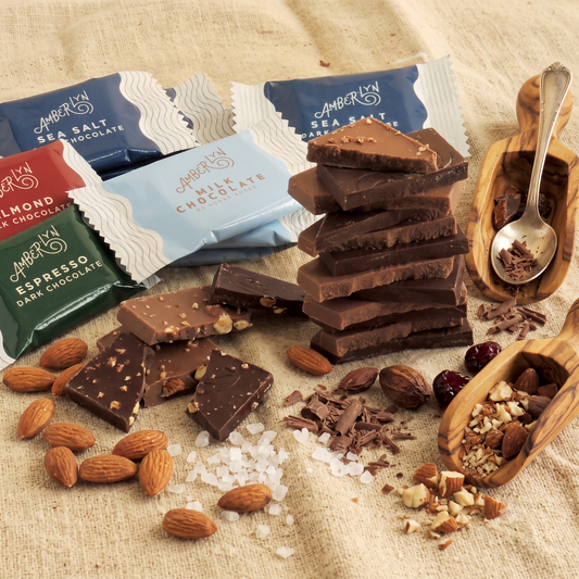 Amberlyn Sugar-Free Dark Chocolate Sea Salt Bites (142g) viinis