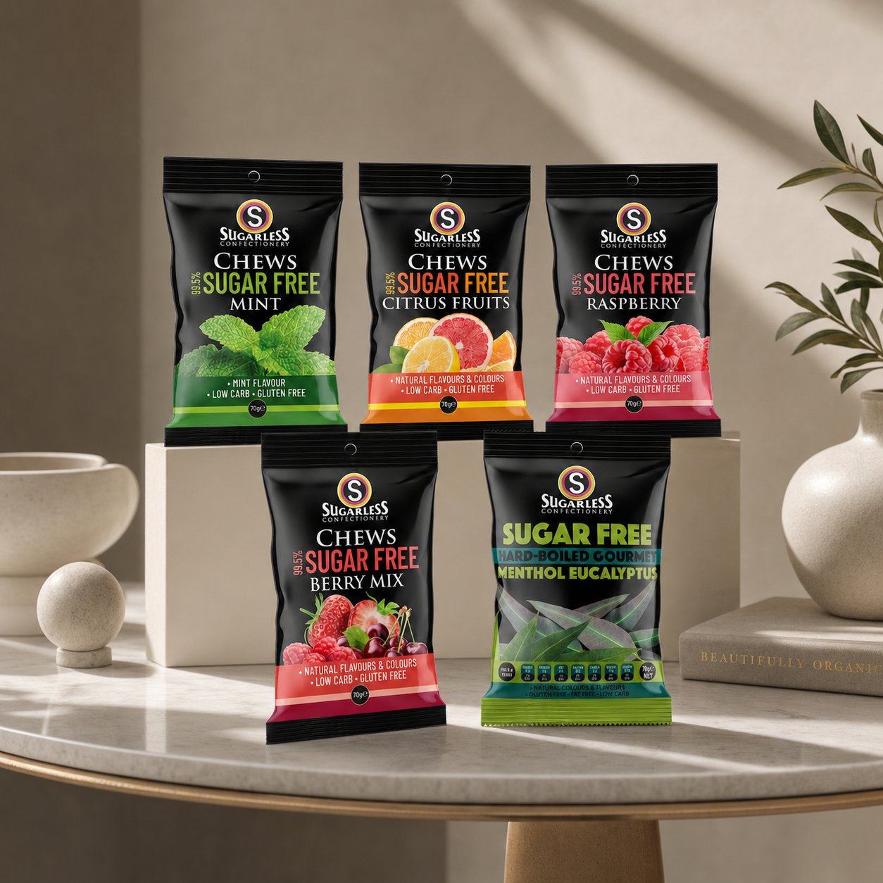 Sugarless Premium Soft Chews (70g) viinis