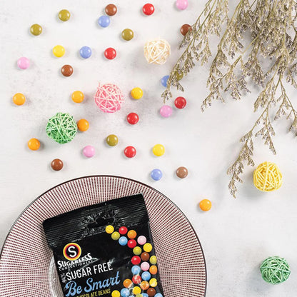 Sugar-Free Be Smart Chocolate Coated Beans (90g) [Guilt-Free Nostalgia] Sugarless