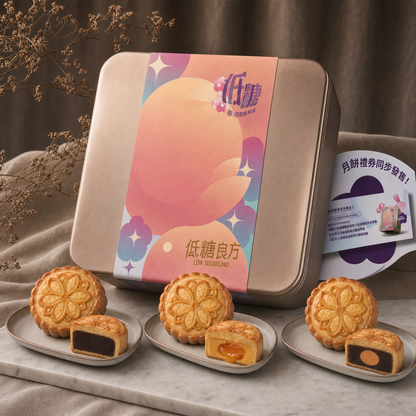 【Guilt-Free Mid-Autumn】Premium No Added Sugar Mooncake Collection (4pcs x 50g) viinis
