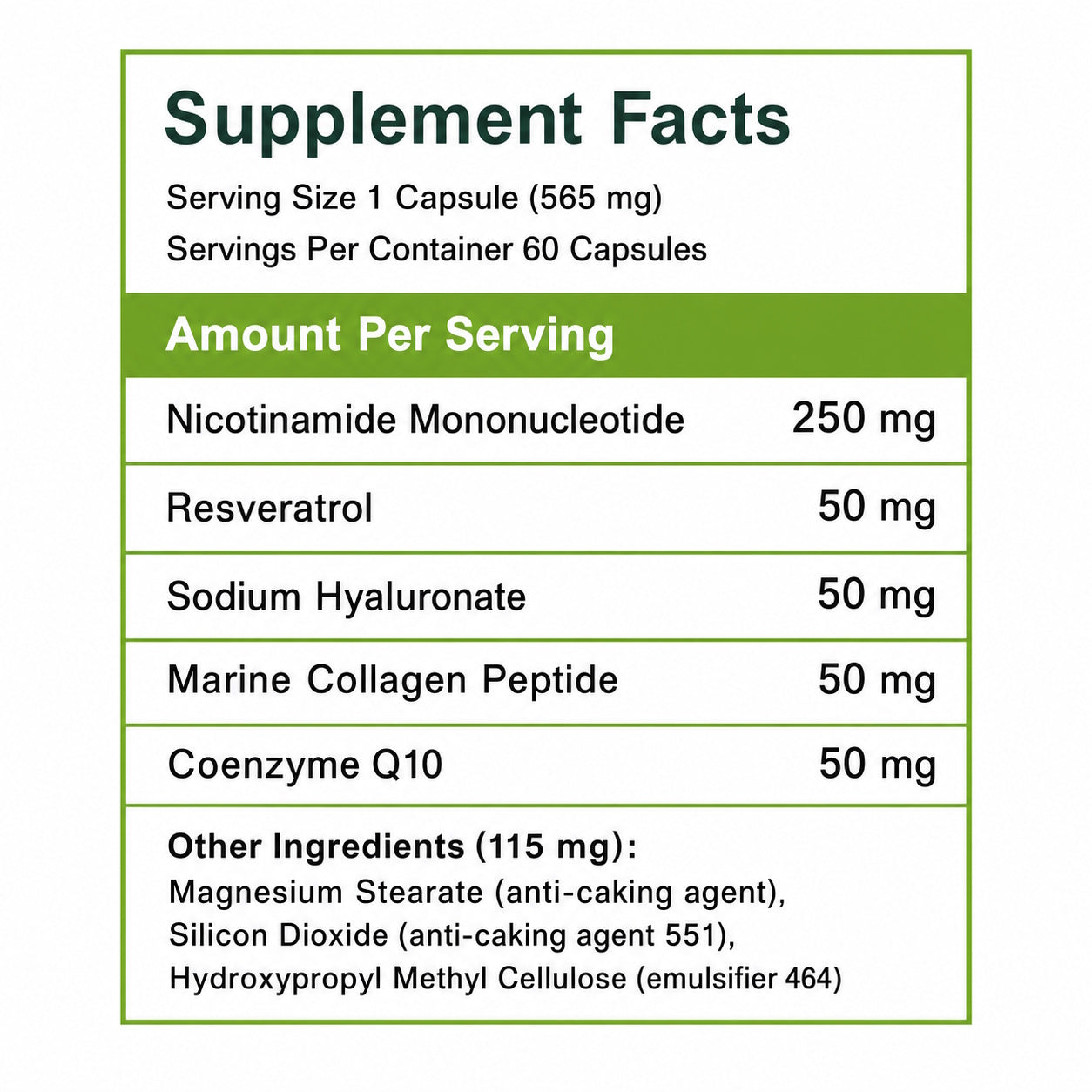 NeoYouth Mirafive NMN 15,000 + 12,000Ex 5-in-1 Reverse Aging Complex (60 Capsules)【Ageless Vitality】 viinis