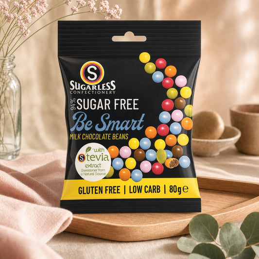Sugar-Free Be Smart Chocolate Coated Beans (90g) [Guilt-Free Nostalgia] Sugarless